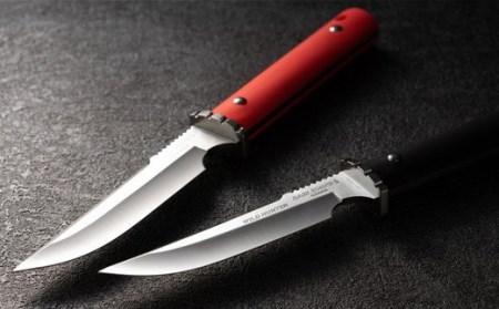 H47-05サビナイフ5ワイルドハンター直刃（朱色）