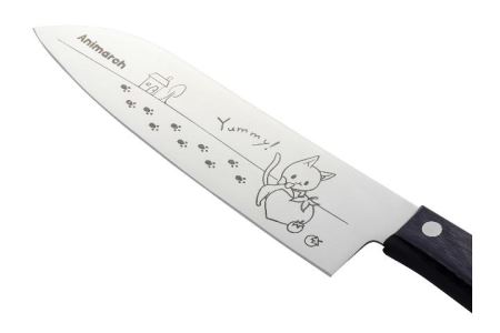 Animarch　ねこ　三徳包丁　H8-15