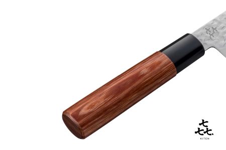 「?.」 KITEN 槌目 菜切包丁 H10-95