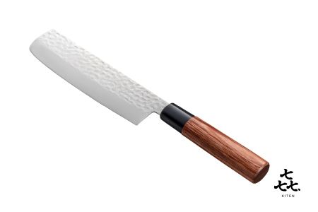 「?.」 KITEN 槌目 菜切包丁 H10-95