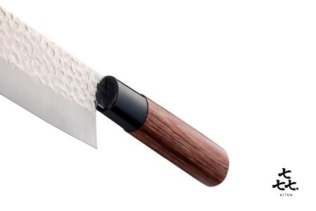 「?.」 KITEN 槌目 菜切包丁 H10-95
