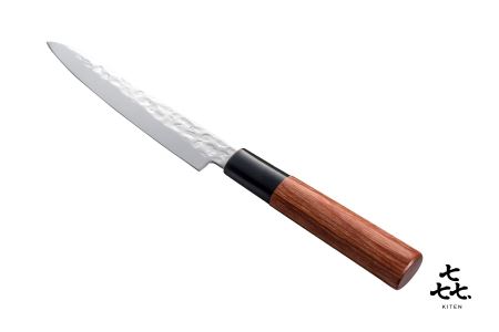 「?.」 KITEN 槌目 ペティナイフ H7-98
