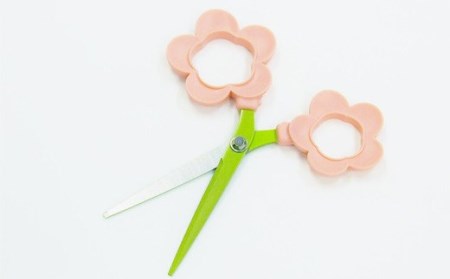 H4-12 【ペン立て付きはさみ】coconeフラワー ピンク ～はさみ ニッケン刃物 インテリア 雑貨 ペン立て 文房具 文具～ かわいいはさみ お花 はさみ 女性 飾れる おしゃれ インスタ映え 植物 植木 観葉植物