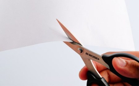 H4-08 事務用はさみ130mm マイティーワークプラス ～鋏 ハサミ はさみ 刃物 ニッケン刃物 関市 文具 文房具 事務 雑貨～