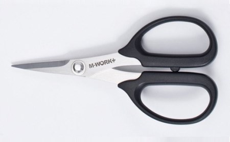 H4-08 事務用はさみ130mm マイティーワークプラス ～鋏 ハサミ はさみ 刃物 ニッケン刃物 関市 文具 文房具 事務 雑貨～