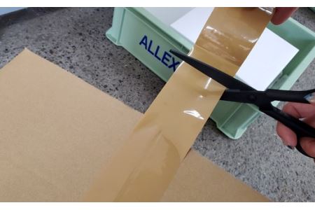 H7-162 ALLEX デスクはさみLF フッ素コート 175mm(15124)