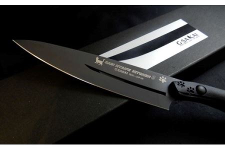 H50-28 SABINYAIFE KITCHEN3【ブラックブレード】 ペティ スナネコver