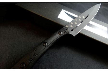 H50-28 SABINYAIFE KITCHEN3【ブラックブレード】 ペティ スナネコver