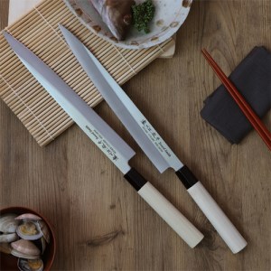 【濃州正宗作　ステンレス和包丁　刺身包丁270ｍｍ】　70年以上の歴史ある工場がつくる伝統の和包丁H8-110