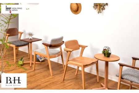 D134-01 B.H.ダイニングチェア(ショートアーム)【オーク材】JBH-DCO201A PNO