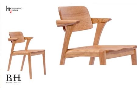 D134-01 B.H.ダイニングチェア(ショートアーム)【オーク材】JBH-DCO201A PNO