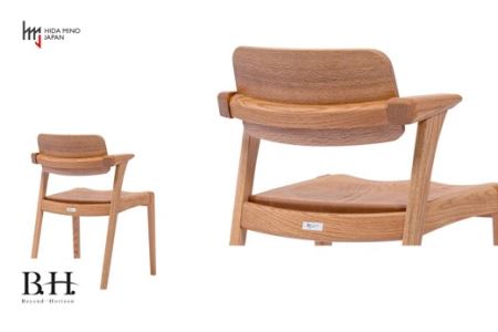 D134-01 B.H.ダイニングチェア(ショートアーム)【オーク材】JBH-DCO201A PNO