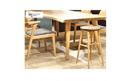 D83-01 ハイスツール/サイドテーブル【オーク+ウォルナット材】JCW73026X ONO+W