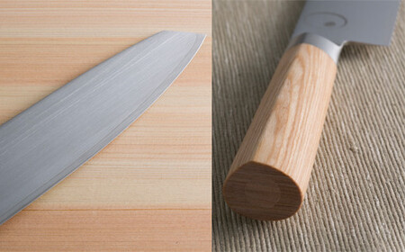 ■ミシュラン料理人　橋本幹造　両刃包丁　七寸 ◇ 貝印 (AB5510)