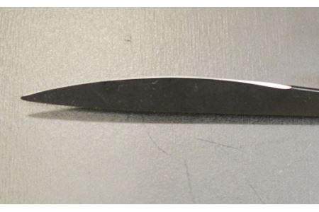 H8-129 フッ素加工 ペーパナイフ 白 【最長3ヶ月】を目安に発送