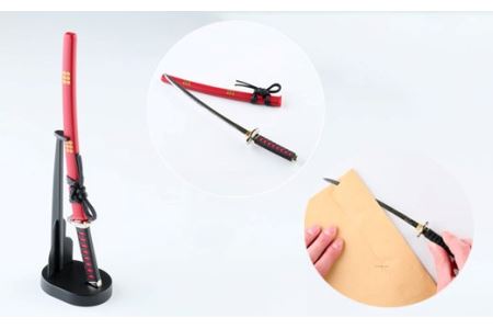 日本刀はさみ&日本刀ペーパーナイフ 真田幸村 2点セット 