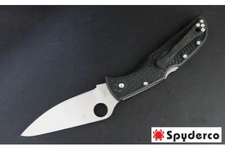 ナイフ【スパイダルコ】エンデラ ブラック 直刃