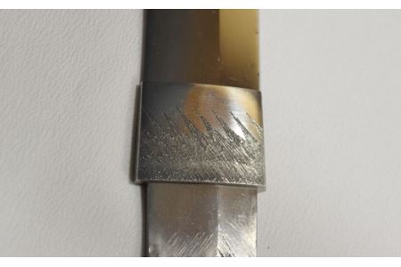 H107-03 【職人技】ハバキ製作(銀一重)【日本刀・刀装具】 ( 濃州堂 )