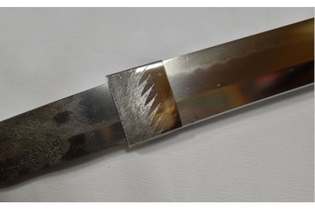 H107-03 【職人技】ハバキ製作(銀一重)【日本刀・刀装具】 ( 濃州堂 )