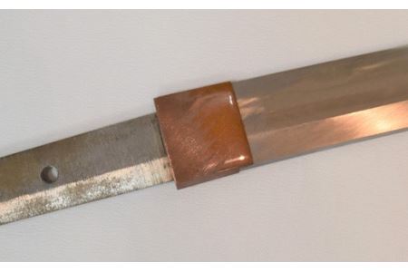 H77-13 【職人技】ハバキ製作（銅一重）【日本刀・刀装具】　　( 濃州堂 )