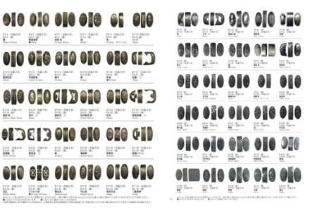 H73-03【全90種以上】縁金具（真鍮）２点セット～縁頭～【日本刀・刀装具】【最長3ヶ月】を目安に発送　　( 濃州堂 )