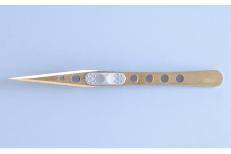 H10-172 ALLEX ピンセット 【ベーシック】チタンコートタイプ(P-1T 21103)