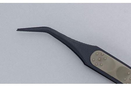 H8-135 ALLEX ピンセット【先曲がり】フッ素コートタイプ（P-4F 21111）