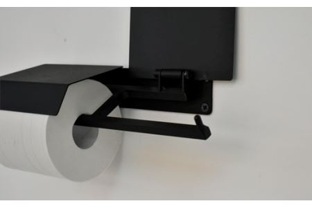 D63-04 アイアン ムクペーパーホルダーA 2連 (トイレ用鉄製家具)【30営業日】(45日程度)を目安に発送