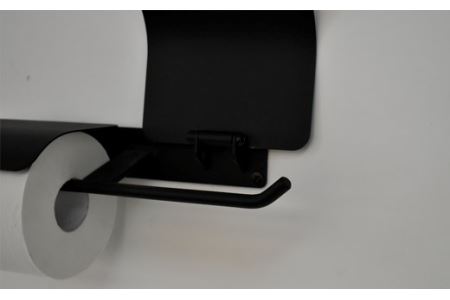 D63-05 アイアン ヨークペーパーホルダーA 2連 (トイレ用鉄製家具)【30営業日】(45日程度)を目安に発送