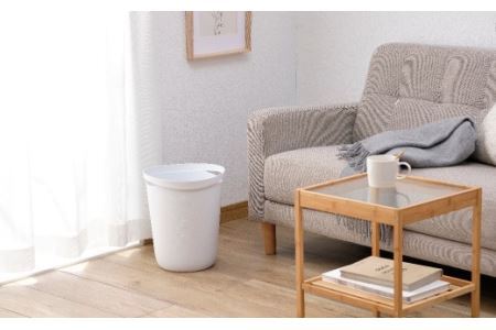 【エコマーク認定】トヨテック　ダストボックス（ゴミ箱）　同色（白・白）セット