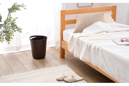 【エコマーク認定】トヨテック　ダストボックス（ゴミ箱）　同色（白・白）セット