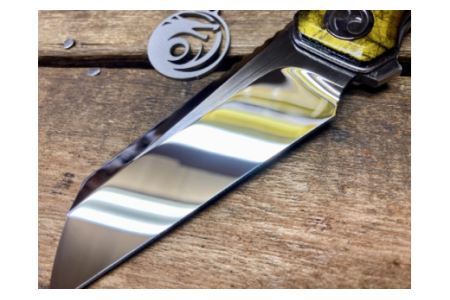 カスタムナイフ レイ 深海（黄／オレンジ）