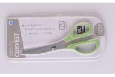 キッチンハサミ　CURVEST　グリーン　キッチンハサミ