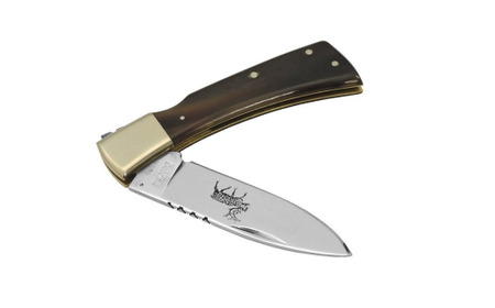 ナイフ セトメード　トーマスフォルダー　水牛角柄 (SK-093/B) 収納ケース付き