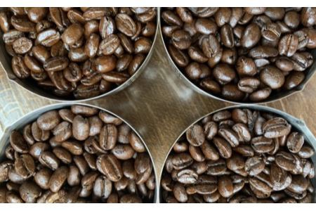 カフェ・アダチ コーヒー豆 深煎り セット 300g×4種 (計1.2kg)