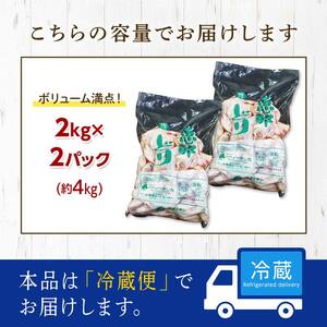 恵那どり手羽先 計4kg F4N-2404