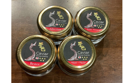 中津川キャビア S Caviar 食べ比べ4種 200-002