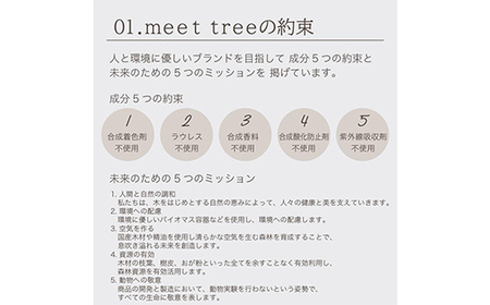 meet tree ランドリーセット HINOKI 洗濯洗剤 柔軟剤 各500ml 1本 F4N-2733