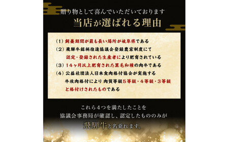 「肉の芸術品」飛騨牛すき焼き用（ロース肉）500g F4N-0619