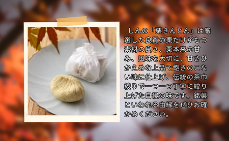 ＜御菓子所しん＞中津川栗きんとん6個入×2箱 F4N-2381
