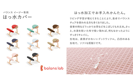 椅子 バランスイージー カバー付き イージーライティングボード M セット 選べる フレーム カラー 通常ベージュ+ソフトブラウン