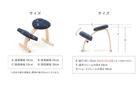 椅子 バランスイージー カバーなし イージーライティングボード L セット 選べる フレーム カラー 通常ライトブルー