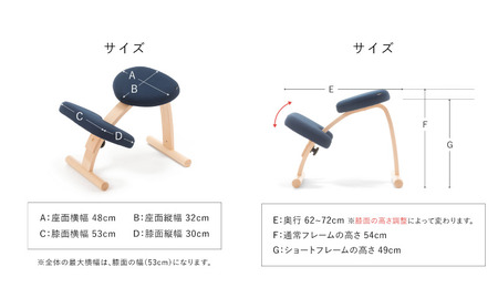 椅子 バランスイージー カバーなし 選べる フレーム カラー 姿勢矯正 インテリア 家具 通常桜