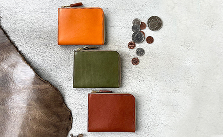 革財布 本革 L字ファスナー ミニ財布 栃木レザー レザー財布