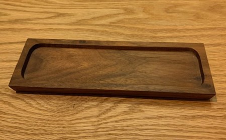 LINDO Towel Tray タオルトレイ 雑貨 食卓 テーブル アイテム 工房 自然 素材 トレー製品 ウォールナット 無垢材 職人 手作業 安心 おしぼり 台拭き ペン 置き トレー 