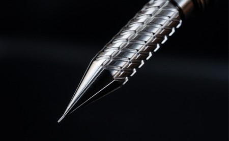 筆記具　金属つけペン ペン軸 クラシカルマテリアルAL（通常サイズ）ペン先0.8mm付き オレンジ