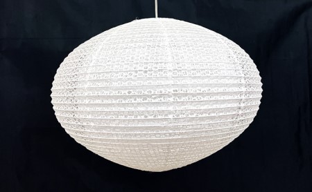 美濃和紙ランプシェード 52UW-S インテリア 照明 和室 灯り 丈夫 職人技 和テイスト 雑貨自宅 店舗 お店 提灯 製造 手漉落水紙 手漉うす美濃紙 二重張り やわらかい光