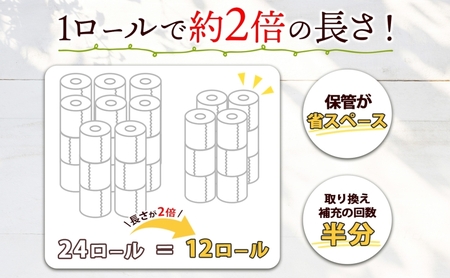 定期便【2ヶ月毎3回お届け】芯なしトイレットペーパー シングル 110ｍ