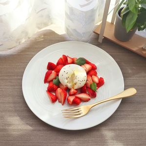 【美濃焼】 結 25.5大皿 白 瑞浪市 / JS企画 / 小田陶器 食器 プレート 皿 [AZAZ168]