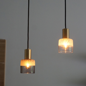 CTSH LIGHT. ペンダントライト＜三日月 : toudo E17 クリア＞ 瑞浪市 / ジオニック 照明器具 ソケット 真鍮 ガラス シェード [AZBQ119]